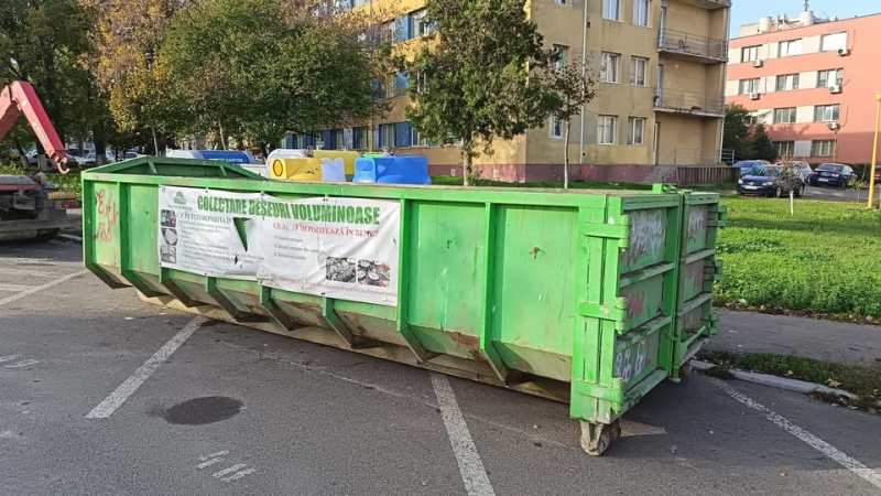 Polaris - Amplasarea containerului verde în această săptămână