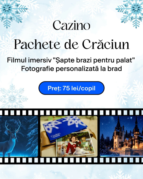 Magia pădurii și splendoarea Cazinoului: Crăciunul în imagini și povești!