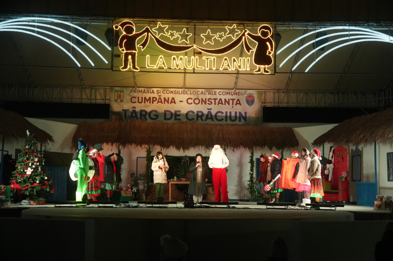 O nouă seară de poveste în Târgul de Căciun al comunei Cumpăna!