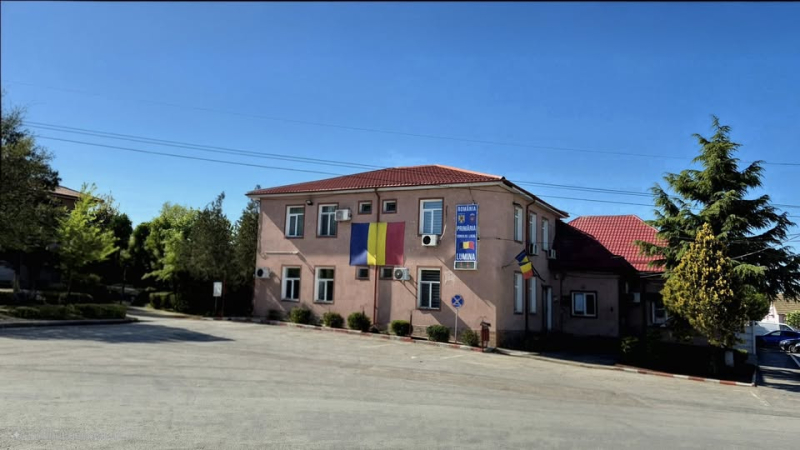 Primăria Lumina a inițiat demersurile necesare remedierii băltirilor de apă apărute pe carosabil