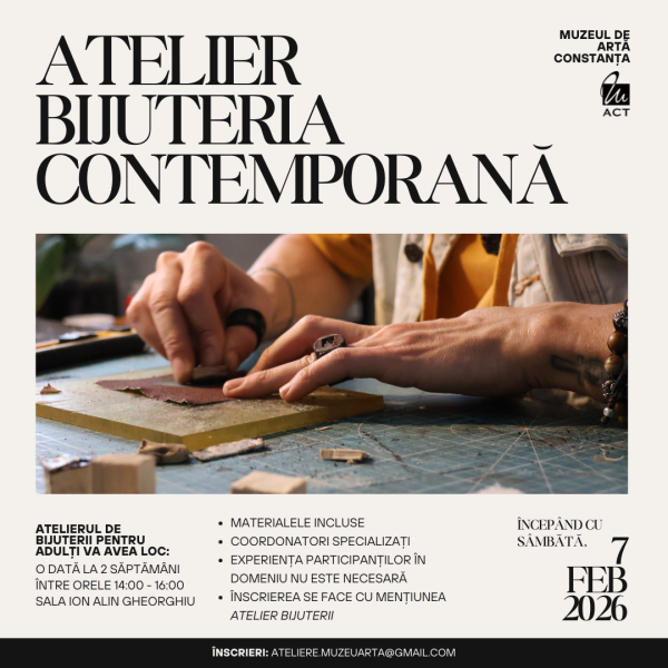 Atelier de bijuterie contemporană la Muzeul de Artă Constanța
