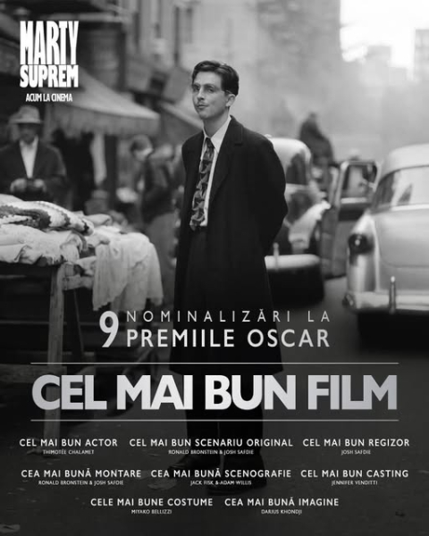Trăiește povestea „Marty Suprem”, acum la Cinema Jean Constantin!