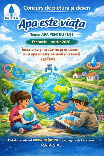 „Apa este viața!”2026 
Concursul care dă glas creativității copiilor revine