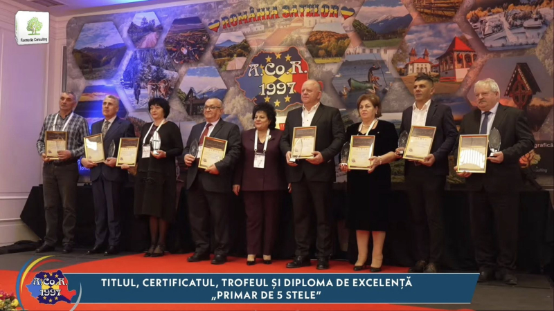 Activitatea comunei Cumpăna, premiată în cadrul Adunării Generale a Asociației Comunelor din România