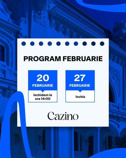 Modificări în programul de vizitare a Cazinoului