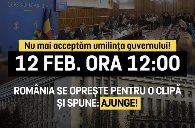 Ovidiu Cupșa: „Sunteți invitați cu toții să vă opriți 12 minute într-un gând, într-o voce!”