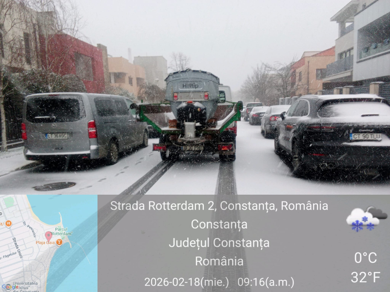Polaris, mobilizat pentru codul galben de ninsoare