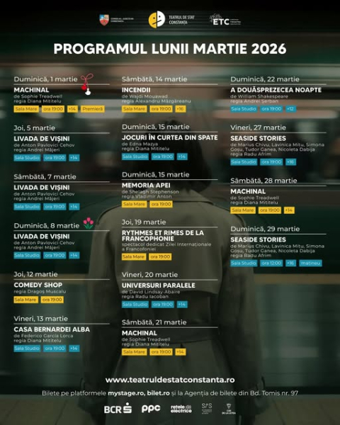 Ce ne așteaptă la teatru în această săptămână?