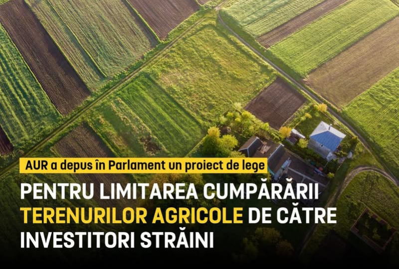 Inițiativă legislativă pentru protejarea terenurilor agricole românești