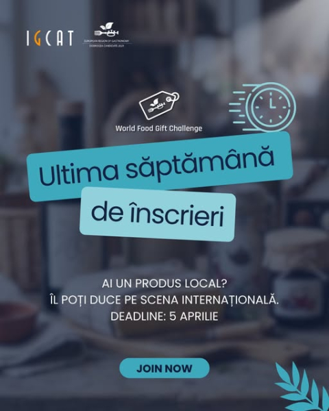 Dintr-un atelier, dintr-o bucătărie, dintr-o livadă, poți  ajunge pe o scenă internațională!