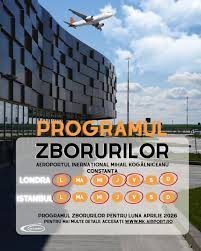 Din aprilie, mai multe destinații, mai multe opțiuni de călătorie, direct de pe Aeroportul Mihail Kogălniceanu!