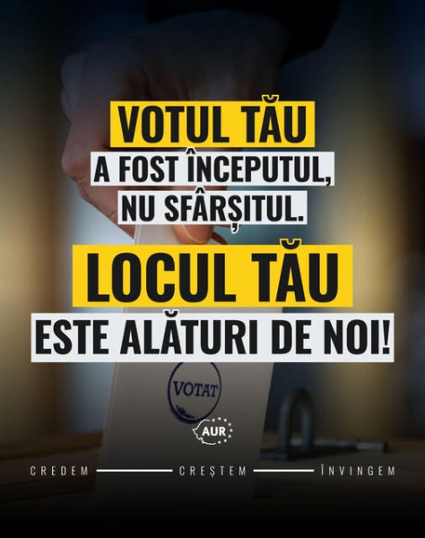 Vino alături de AUR!