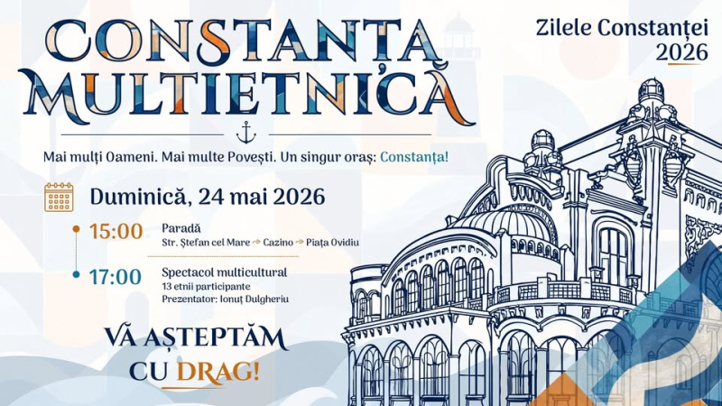 Harun Osman: „Pe 24 mai, vă așteptăm alături de noi, la paradă și la spectacolul multicultural!” 