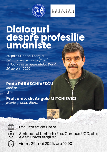 Masă rotundă și sesiune de autografe cu Radu Paraschivescu la Universitatea Ovidius din  Constanța