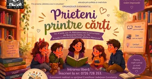 Biblioteca iese din clădire. Și vine la tine!