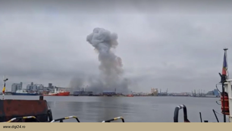Alertă de securitate în Portul Constanța! O dronă marină a explodat lângă un terminal petrolier!
