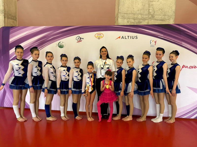Medalii de aur pentru gimnastica aerobică de la CSM Constanța!