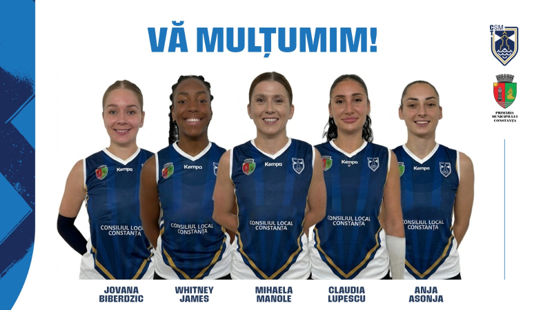 Mercato intens pentru echipa de volei feminin a CSM Constanța!
