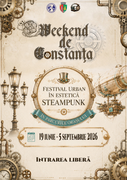 Weekend de Constanța 2026 continuă la Pădurea Urbană Marvimex cu un nou capitol din universul steampunk