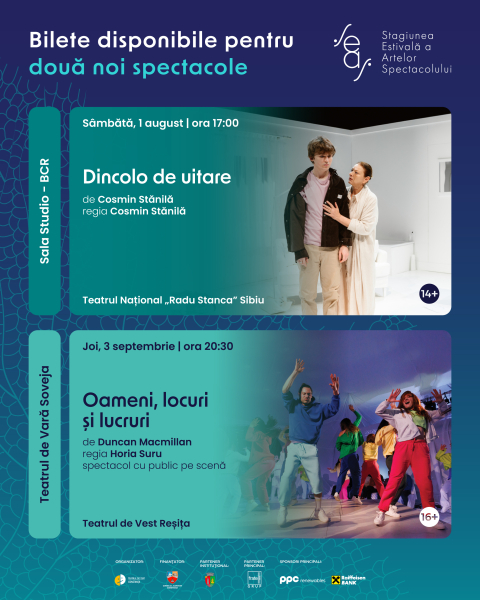 SEAS 2026: Două noi reprezentații vor fi puse în vânzare duminică, 19 iulie