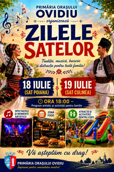 ZILELE ORAȘULUI OVIDIU & SATELOR ( POIANA - CULMEA)  2026