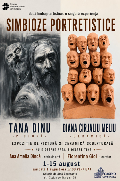 „Simbioze portretistice”, expoziție la Galeria de Artă Constanța