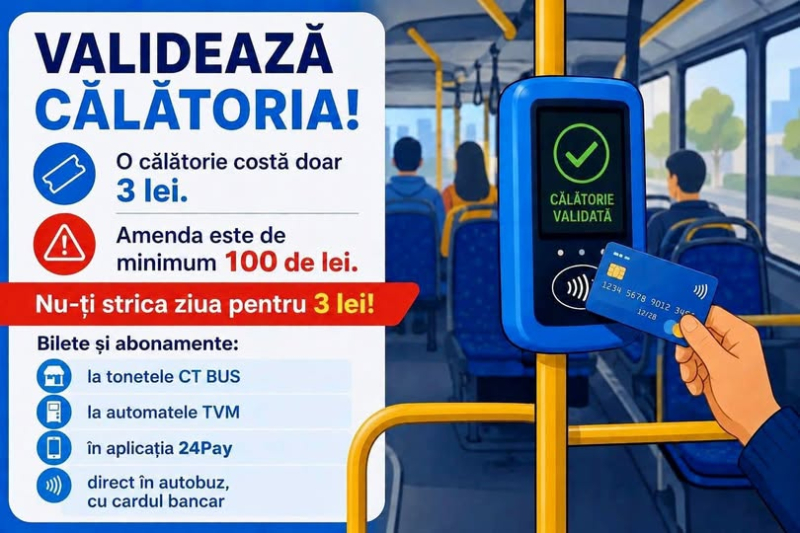 Validează călătoria!