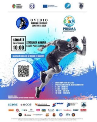 Mișcare, energie și voie bună la OVIDIO – Running for Peace Constanța 2026!