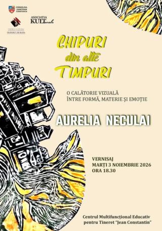 „Chipuri din alte timpuri”: portretele Aureliei Neculai, expuse la Centrul „Jean Constantin”