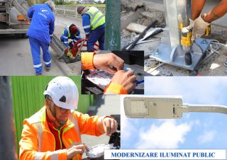 Lucrările de modernizare a iluminatului public continuă în mai multe zone din Constanța