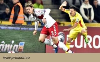 După 0-0 cu Danemarca, la Cluj, România mai are doar șanse teoretice să meargă, anul viitor, la C.M. din Rusia ! S-a egalat și un record negativ, vechi din... 1948: patru meciuri consecutive fără gol înscris