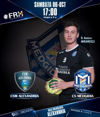 Handbal masculin - CS Medgidia joacă în deplasare!