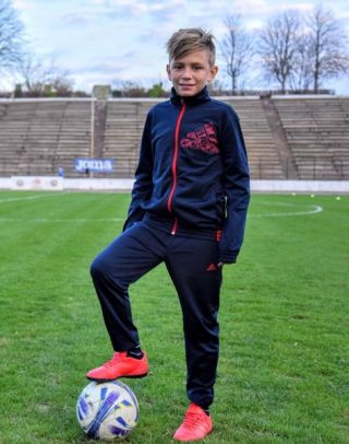 Plesca David, un junior de mare perspectivă, a fost preluat de Academia de fotbal Gheorghe Hagi