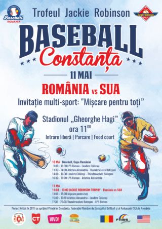 INVITAȚIE EVENIMENT: Baseball- SUA vs România