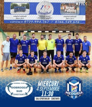 Handbal masculin - Echipa CS Medgidia, pregătită pentru noi competiții