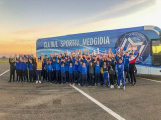 Juniorii CS Medgidia susțin Naționala României!