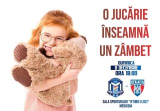 Vino Duminică la meci și oferă un zâmbet unor copii!