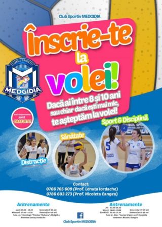 Se da startul inscrierilor la VOLEI!