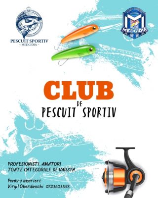 CS Medgidia a înființat o nouă secție de pescuit sportiv!