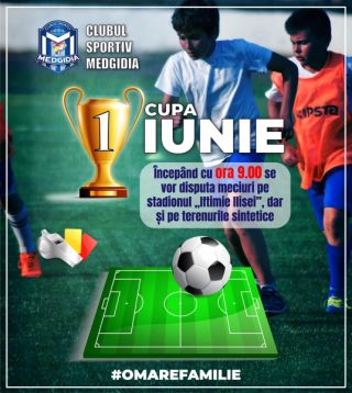 Ziua Internațională a Copilului programează pentru micii sportivi -Cupa 1 Iunie la fotbal-