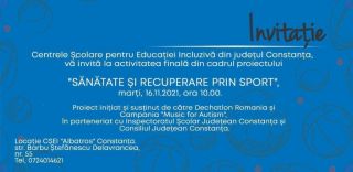 Sănatate și recuperare prin sport, un proiect benefic pentru copiii cu dizabilități