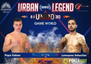 Fabian Popa, primul luptător participant la Gala URBAN LEGEND!