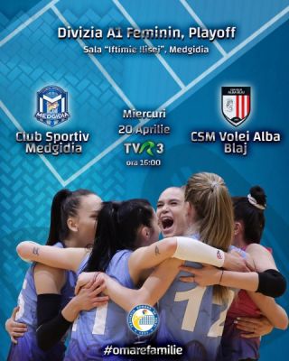 Volei feminin: Nu ratați mâine, 20 aprilie, un super-meci!