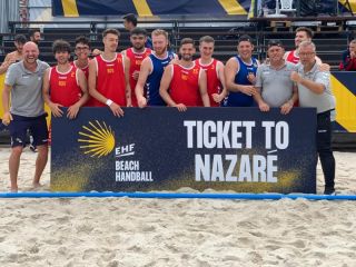 Antrenorii CS Medgidia, Ionuț Deli-Iorga și Adrian Georgescu au reușit să califice ambele naționale de beach handball la Campionatul European ce va avea loc anul viitor, la Nazare, în Portugalia