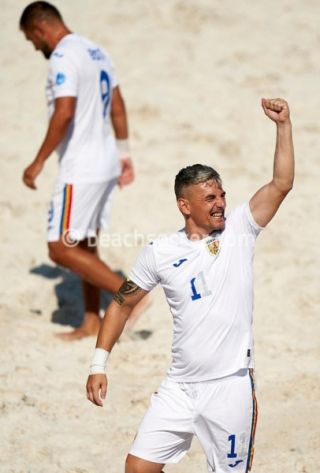 Valentin Dumitrica, vedeta națională a  turneului Euro Beach Soccer League!