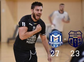 Panterele domină de la început: CS Medgidia învinge CS Politehnica Iași cu 27-23