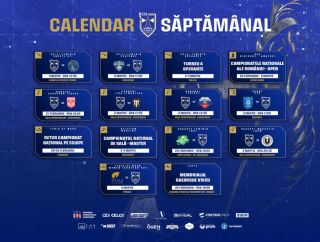Calendarul săptămânal al meciurilor susținute de echipele CSM Constanța