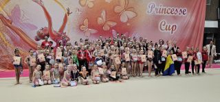 34 de medalii pentru gimnastele Cumpenei, la Competiția Internațională „PRINCESSE CUP” din Belgia