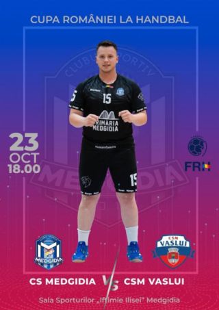 Joi, de la ora 18:00, în Sala Sporturilor “Iftimie Ilisei”, Cupa României la handbal se joacă și la Medgidia!