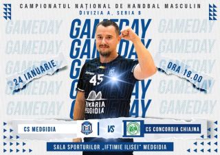 Sâmbătă e zi de handbal! CS Medgidia luptă pentru prima victorie acasă din 2026!